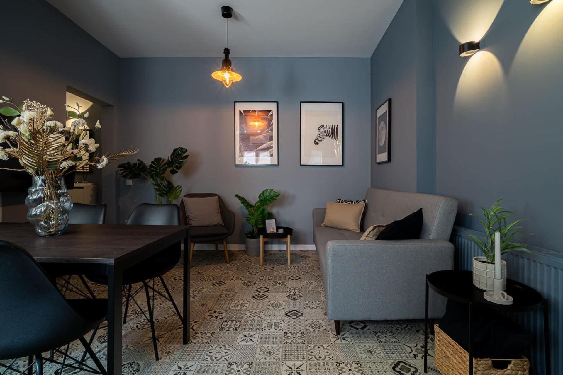 Chic Black & White 2Br Retreat On Dambovitei Bukarest Exterior foto